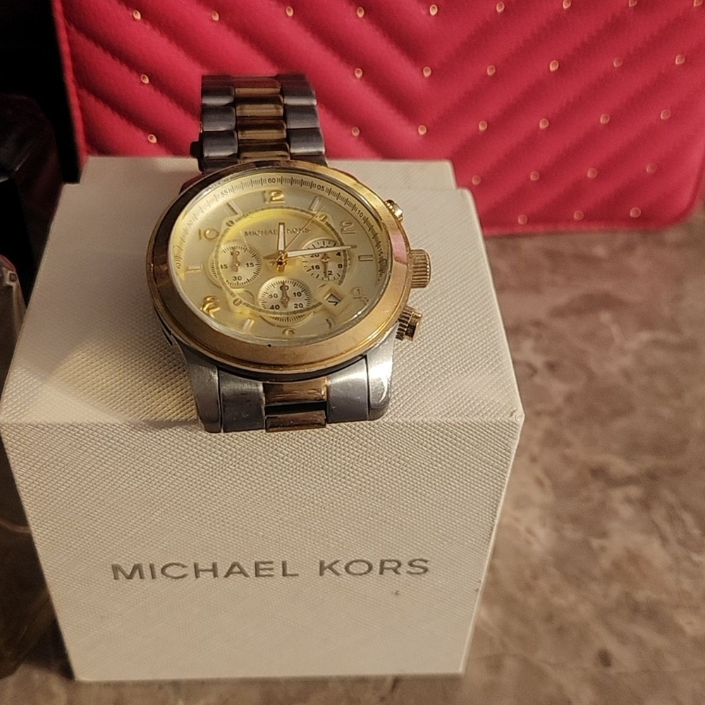 Michael Kors Gold and Silver Watch